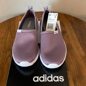 NWT Adidas Lite Racer Slip On Legacy Purple Women’s Shoe Size 7.5.